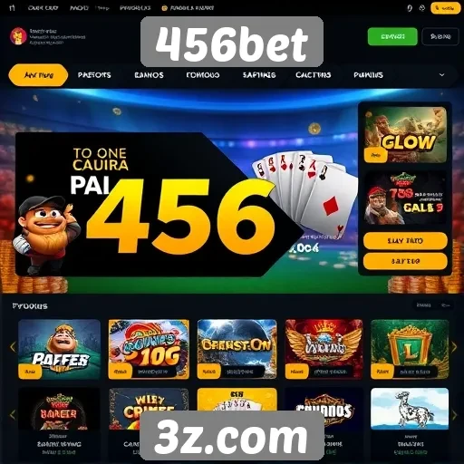 Interface e usabilidade do site de jogos 456bet